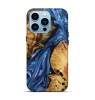 iPhone 14 Pro Wood+Resin Live Edge Phone Case - Tierra (Purple, 722776)