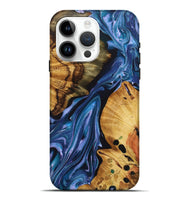 iPhone 15 Pro Max Wood+Resin Live Edge Phone Case - Tierra (Purple, 722776)