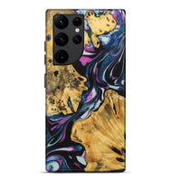 Galaxy S22 Ultra Wood+Resin Live Edge Phone Case - Bart (Purple, 722778)