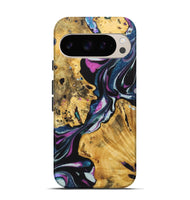 Pixel 9 Wood+Resin Live Edge Phone Case - Bart (Purple, 722778)