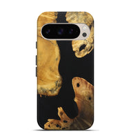 Pixel 9 Wood+Resin Live Edge Phone Case - Carolyn (Pure Black, 722779)