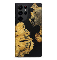 Galaxy S22 Ultra Wood+Resin Live Edge Phone Case - Colt (Pure Black, 722782)