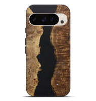 Pixel 9 Pro XL Wood+Resin Live Edge Phone Case - Jaiden (Pure Black, 722783)