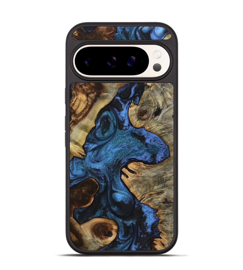 Pixel 9 Pro Wood+Resin Phone Case - Elsa (Blue, 722805)