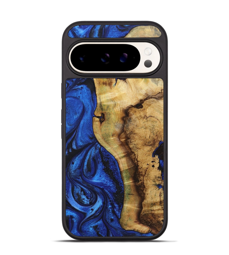 Pixel 9 Pro Wood+Resin Phone Case - Chase (Blue, 722807)