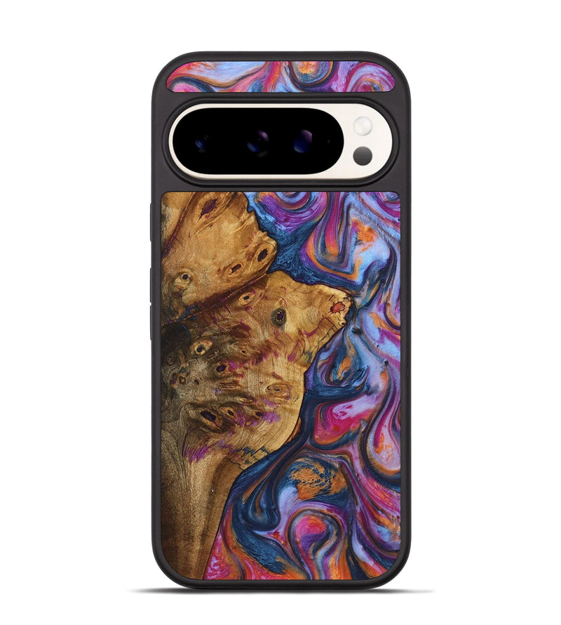 Pixel 9 Pro Wood+Resin Phone Case - Alfred (Blue, 722847)