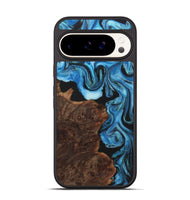 Pixel 9 Pro Wood+Resin Phone Case - Sara (Blue, 722852)