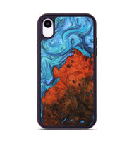 iPhone Xr Wood+Resin Phone Case - Mateo (Blue, 722855)