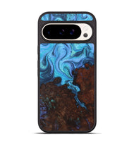 Pixel 9 Pro Wood+Resin Phone Case - Andrew (Blue, 722856)