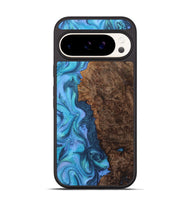 Pixel 9 Pro Wood+Resin Phone Case - Robbie (Blue, 722857)