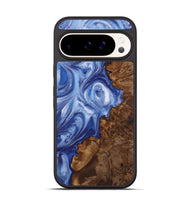 Pixel 9 Pro Wood+Resin Phone Case - Brenda (Blue, 722860)