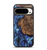 Pixel 9 Pro Wood+Resin Phone Case - Devonte (Blue, 722863)