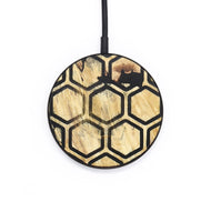 Circle Wood+Resin Wireless Charger - Dolores (Pattern, 722924)