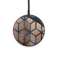 Circle Wood+Resin Wireless Charger - Morgan (Pattern, 722926)