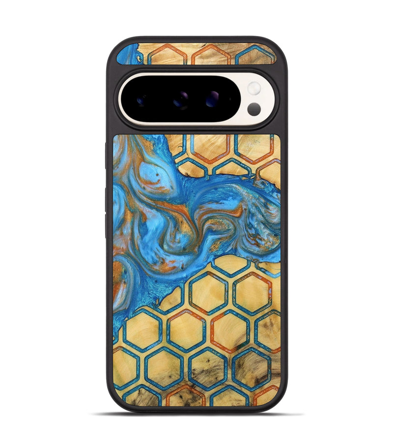 Pixel 9 Wood+Resin Phone Case - Josiah (Pattern, 723024)