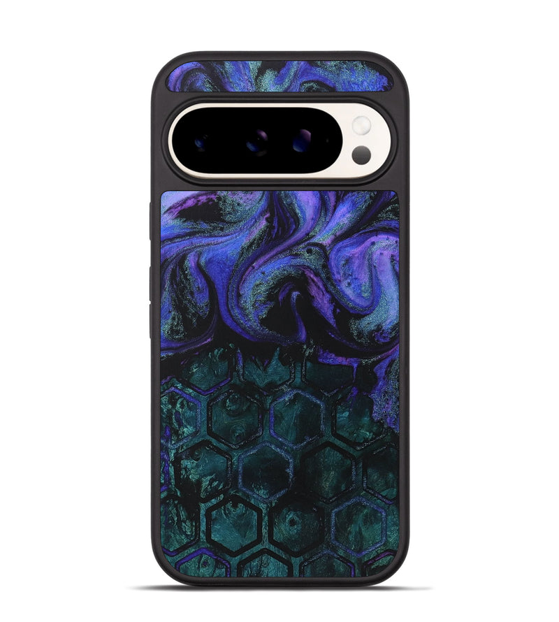 Pixel 9 Wood+Resin Phone Case - Blair (Pattern, 723025)