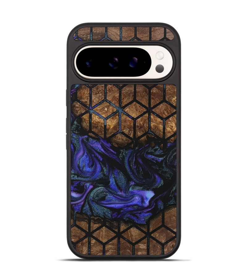 Pixel 9 Wood+Resin Phone Case - Alfred (Pattern, 723033)