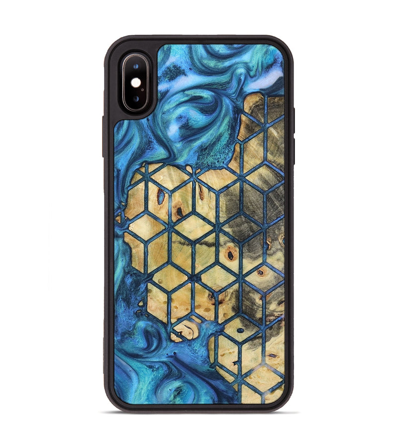 iPhone Xs Max Wood+Resin Phone Case - Charles (Pattern, 723035)