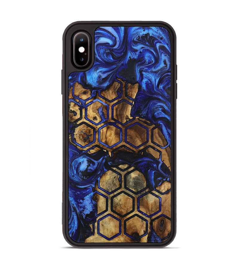 iPhone Xs Max Wood+Resin Phone Case - Grant (Pattern, 723036)