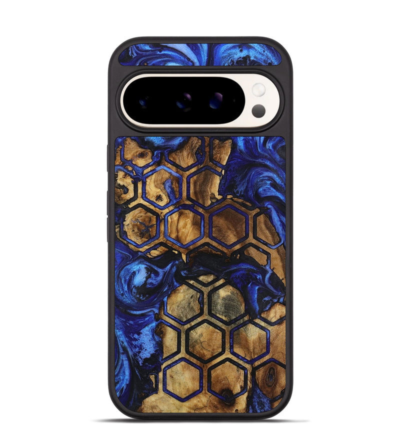 Pixel 9 Wood+Resin Phone Case - Grant (Pattern, 723036)