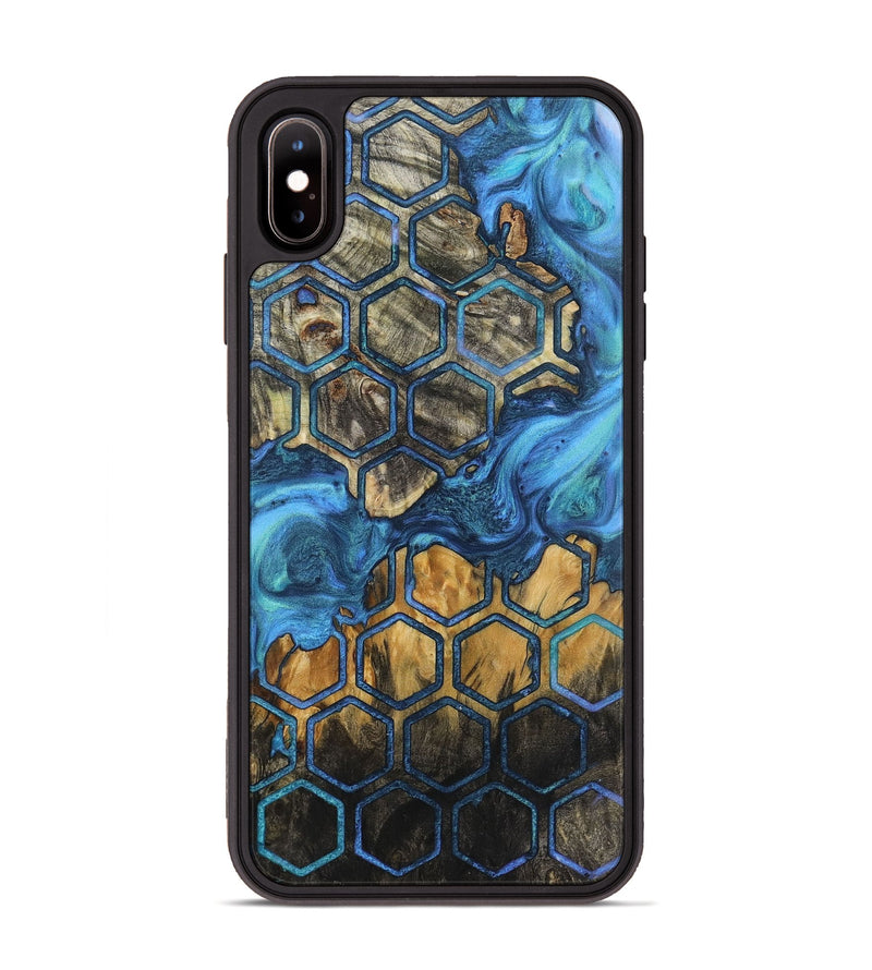 iPhone Xs Max Wood+Resin Phone Case - Chance (Pattern, 723037)