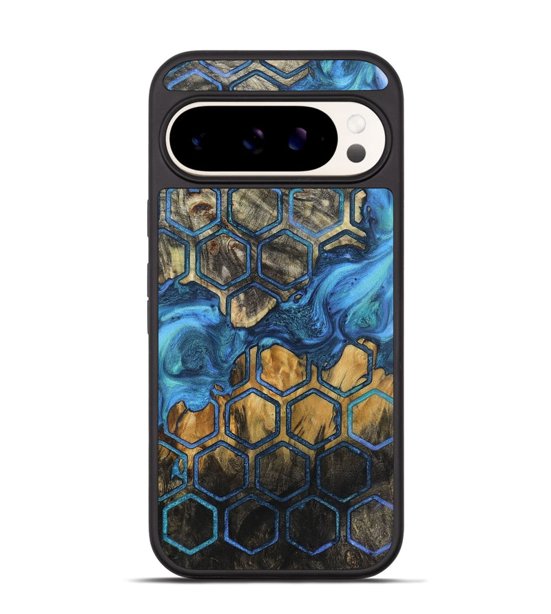 Pixel 9 Wood+Resin Phone Case - Chance (Pattern, 723037)