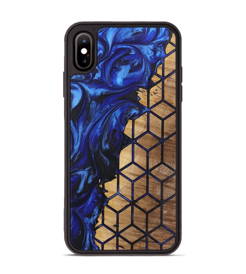 iPhone Xs Max Wood+Resin Phone Case - Muriel (Pattern, 723038)