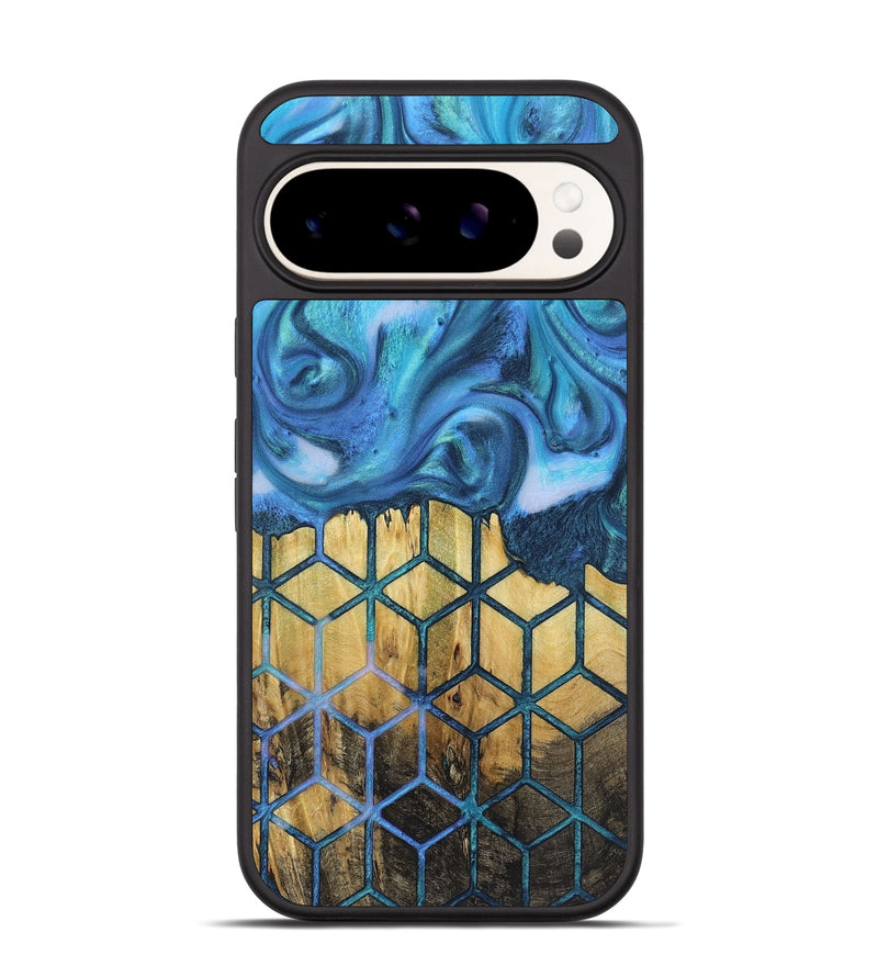 Pixel 9 Wood+Resin Phone Case - Tom (Pattern, 723041)