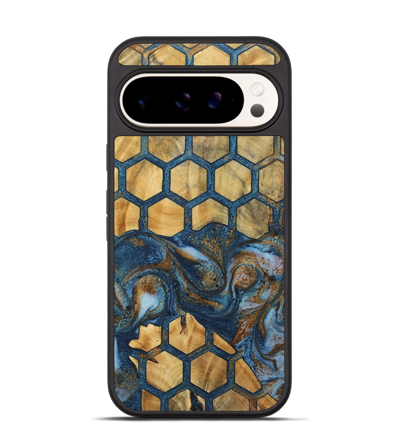 Pixel 9 Wood+Resin Phone Case - Herman (Pattern, 723043)