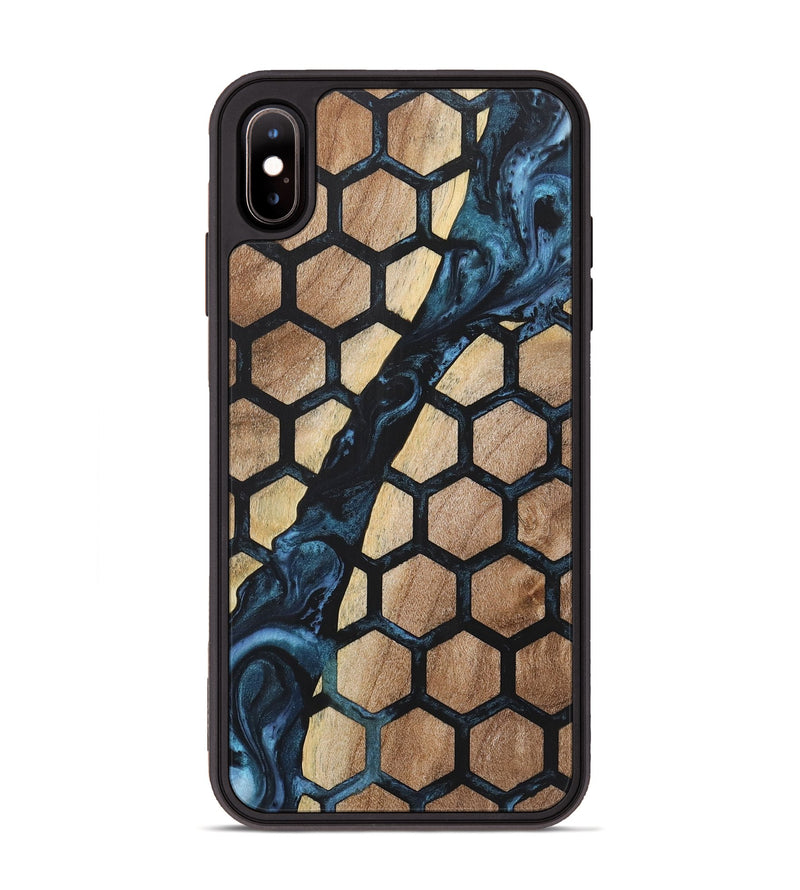 iPhone Xs Max Wood+Resin Phone Case - Lela (Pattern, 723045)