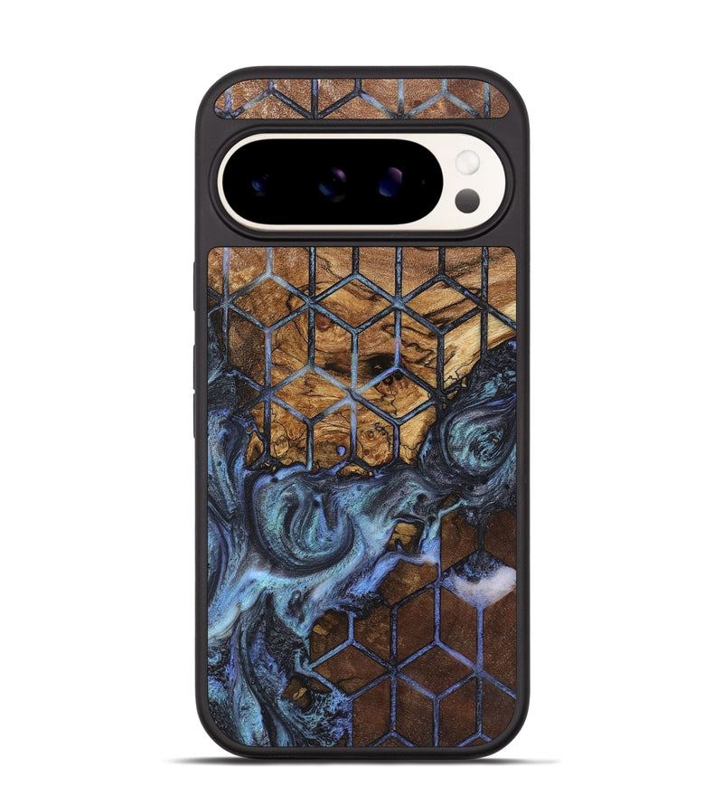 Pixel 9 Wood+Resin Phone Case - Jonah (Pattern, 723050)