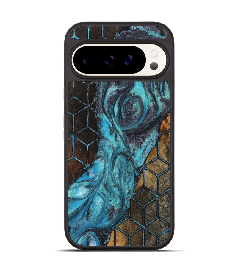 Pixel 9 Wood+Resin Phone Case - Gordon (Pattern, 723051)