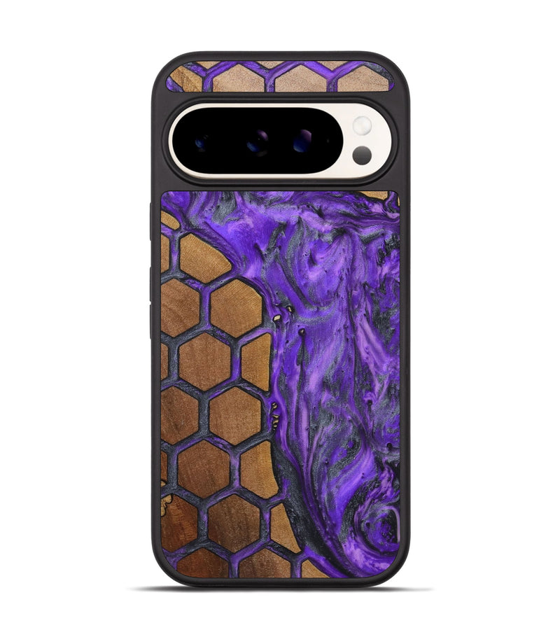 Pixel 9 Wood+Resin Phone Case - Sammy (Pattern, 723052)