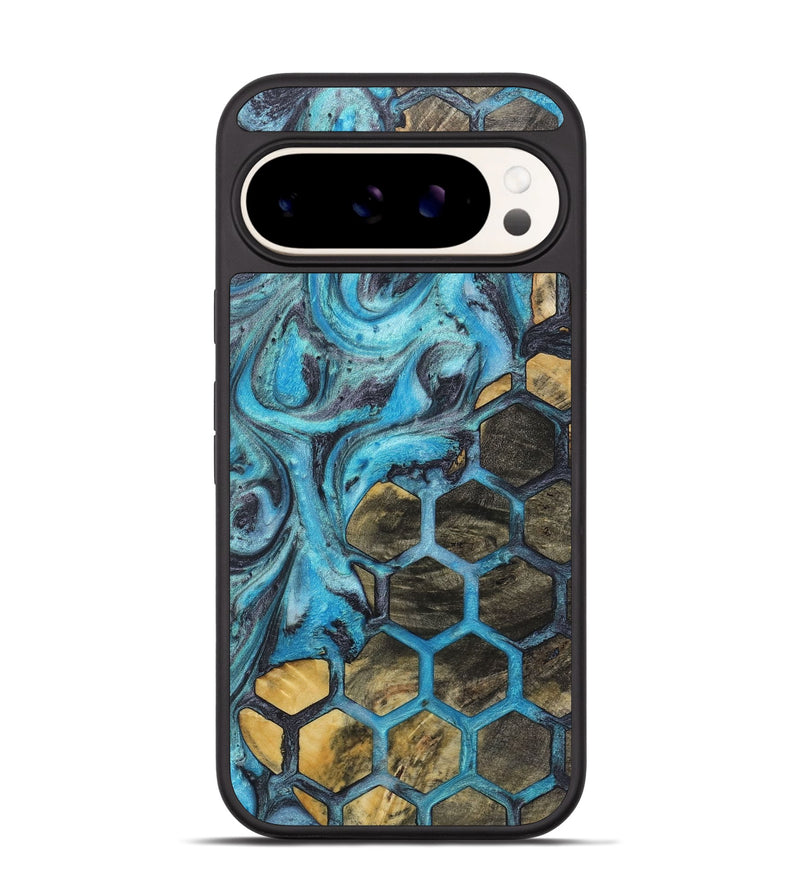 Pixel 9 Wood+Resin Phone Case - Finley (Pattern, 723054)