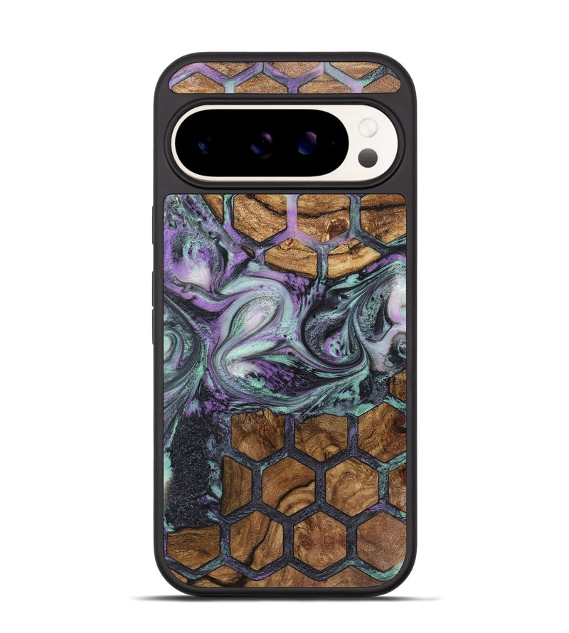 Pixel 9 Wood+Resin Phone Case - Ryleigh (Pattern, 723055)