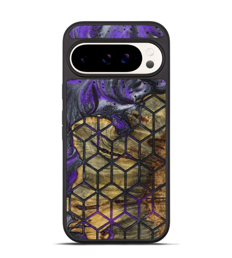 Pixel 9 Wood+Resin Phone Case - Bodhi (Pattern, 723056)