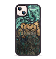 iPhone 14 Plus Wood+Resin Phone Case - Josephine (Pattern, 723061)