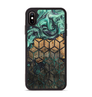 iPhone Xs Max Wood+Resin Phone Case - Josephine (Pattern, 723061)