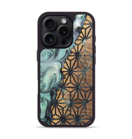 iPhone 16 Pro Wood+Resin Phone Case - Jill (Pattern, 723062)