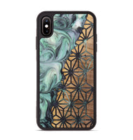 iPhone Xs Max Wood+Resin Phone Case - Jill (Pattern, 723062)