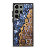 Galaxy S23 Ultra Wood+Resin Phone Case - Rachelle (Pattern, 723063)