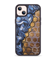 iPhone 14 Plus Wood+Resin Phone Case - Rachelle (Pattern, 723063)