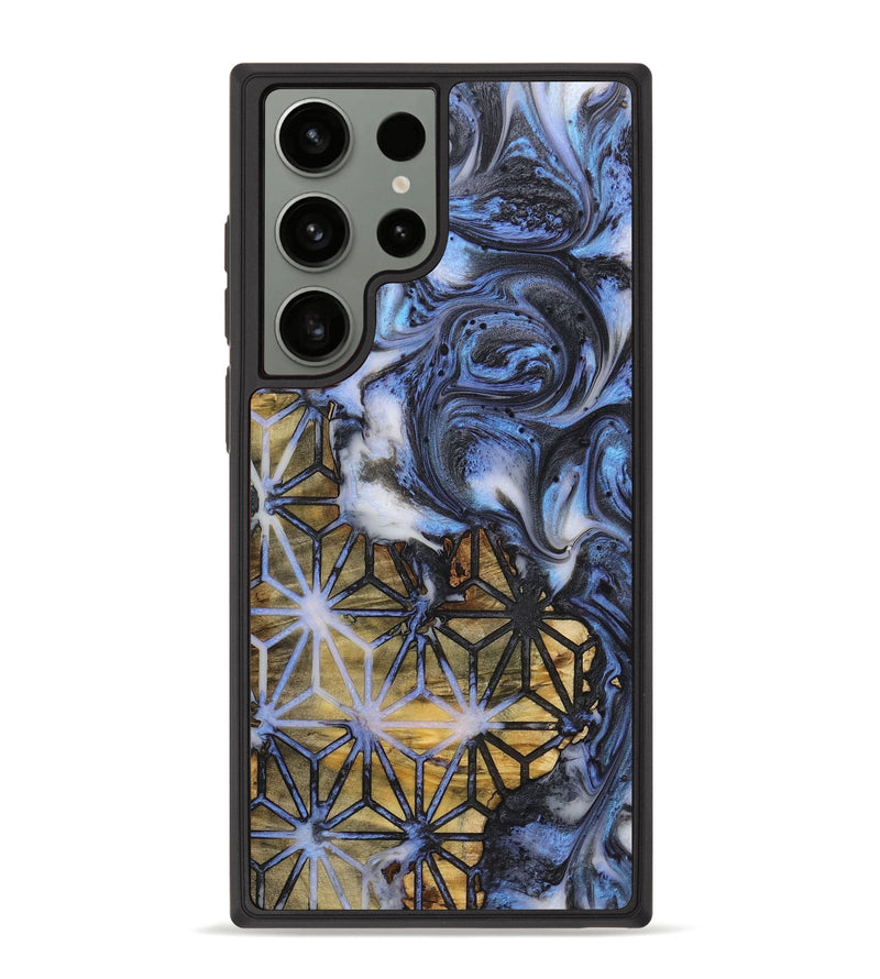 Galaxy S23 Ultra Wood+Resin Phone Case - Guadalupe (Pattern, 723064)