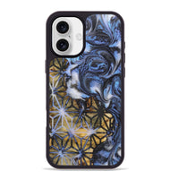 iPhone 16 Plus Wood+Resin Phone Case - Guadalupe (Pattern, 723064)