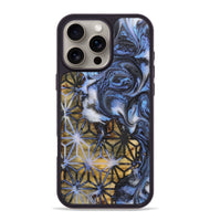 iPhone 16 Pro Max Wood+Resin Phone Case - Guadalupe (Pattern, 723064)