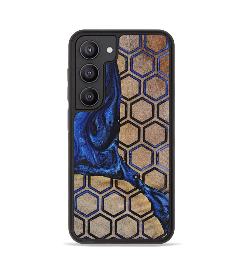 Galaxy S23 Wood+Resin Phone Case - Emilee (Pattern, 723065)