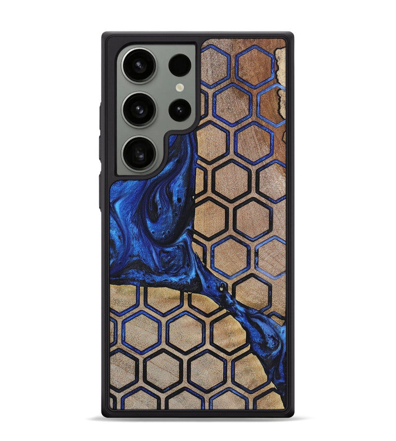 Galaxy S24 Ultra Wood+Resin Phone Case - Emilee (Pattern, 723065)