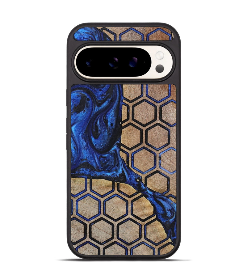 Pixel 9 Wood+Resin Phone Case - Emilee (Pattern, 723065)