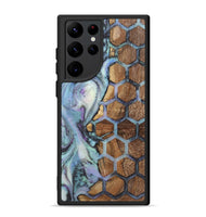 Galaxy S22 Ultra Wood+Resin Phone Case - Luna (Pattern, 723066)