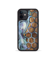 iPhone 12 mini Wood+Resin Phone Case - Luna (Pattern, 723066)